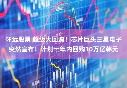 怀远股票 超级大回购！芯片巨头三星电子突然宣布！计划一年内回购10万亿韩元