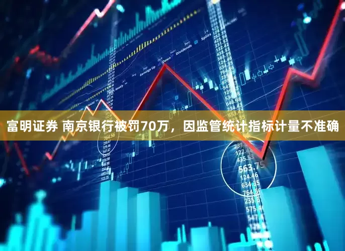 富明证券 南京银行被罚70万，因监管统计指标计量不准确